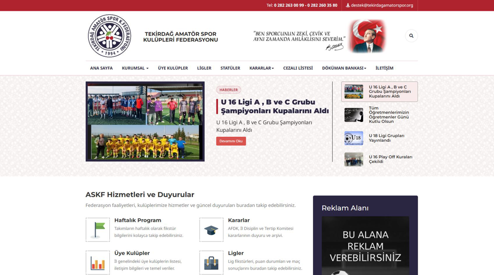 Tekirdağ Amator Spor Kulüpleri Federasyonu